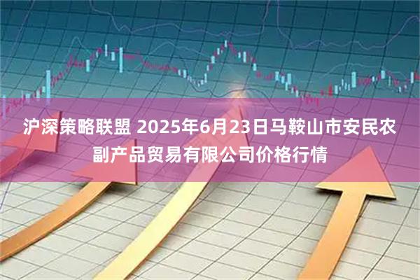 沪深策略联盟 2025年6月23日马鞍山市安民农副产品贸易有限公司价格行情